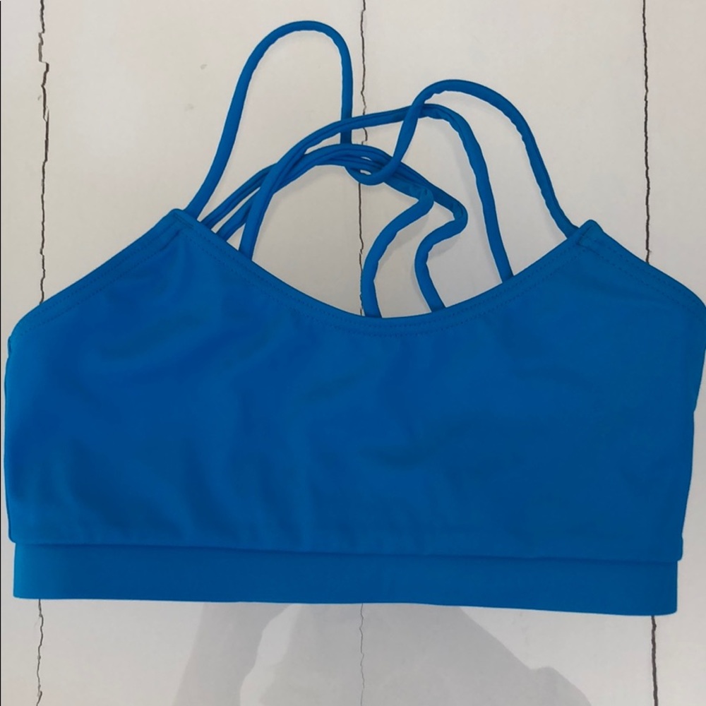 Balera medium child blue bra top.
